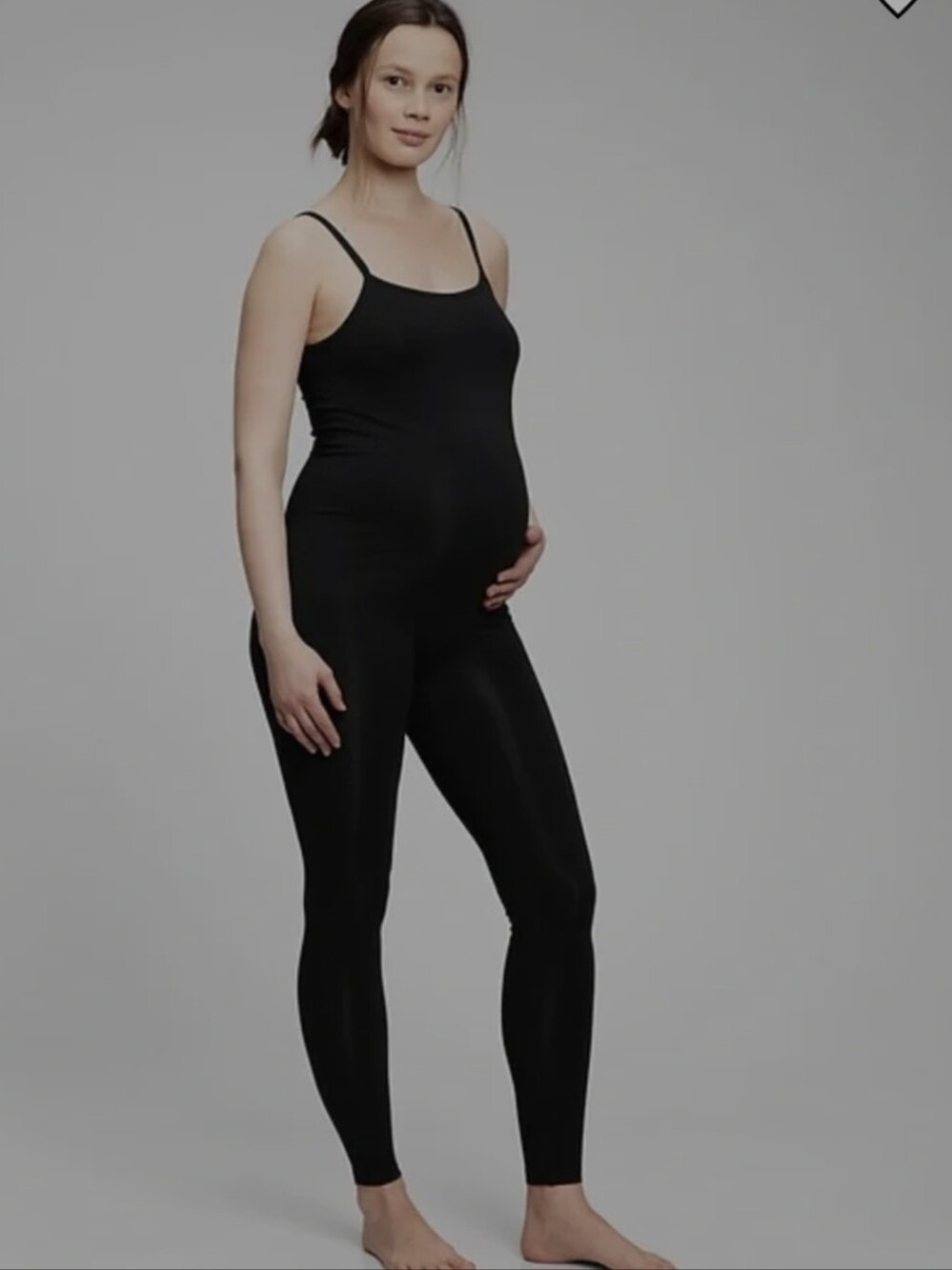 Women’s Gap Modal Maternity Black Jumpsuit - Sleeveless Tank Style